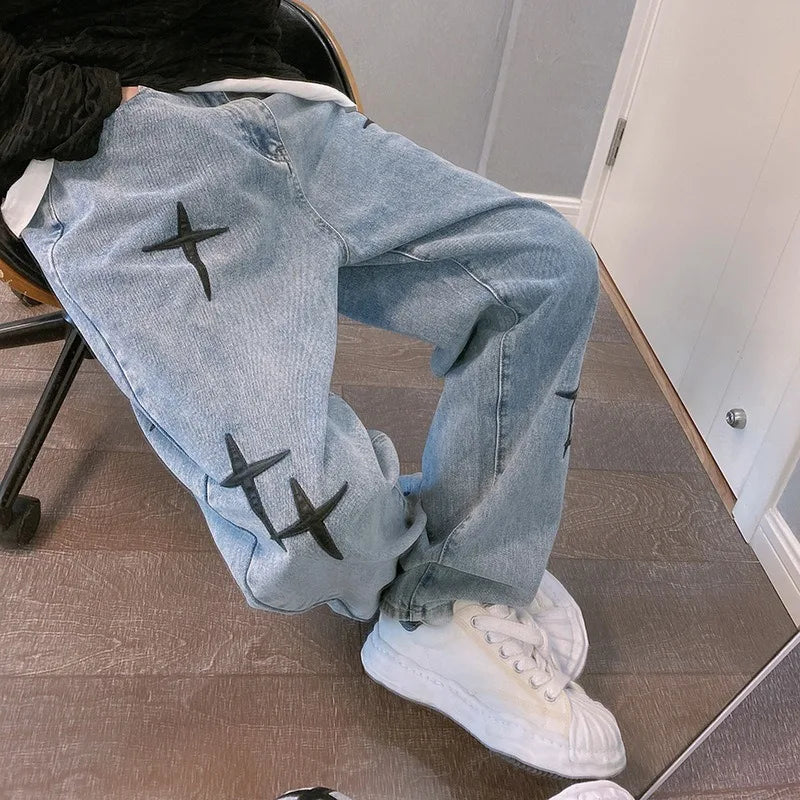 Vintage Men’s Loose Straight Streetwear Jeans